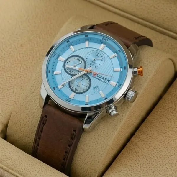 Curren M8291 Watch Chronograph Original Watch With Date