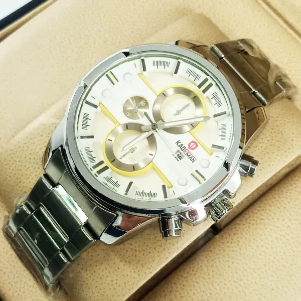 Kademan 422G Watch Chain Strap Stylish Watch With Date